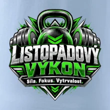 Listopadový výkon kettlebell a zelené činky