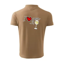 I love you and white wine