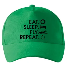Eat sleep fly repeat