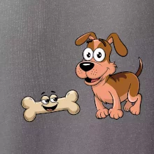 Parové triko - Pes a kost