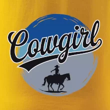 Cowgirl modrý pruh