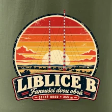 Liblice B retro odznak dvou vysílačů