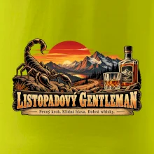 Listopadový gentleman whisky a horský západ slunce