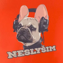 Francouzský buldoček neslyším Francouzský buldoček neslyším