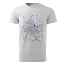 Jablonec nad Nisou - Mapa s vodními toky