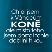 Chtěl jsem dostat k Vánocům koně