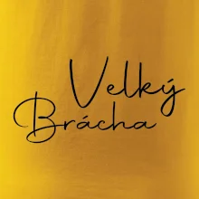 Velký brácha - nápis na zádech