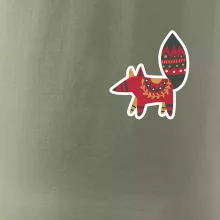 Folklor na prsu liška