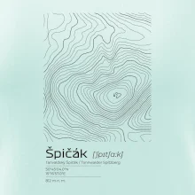Špičák - vrstevnice v obdélníku