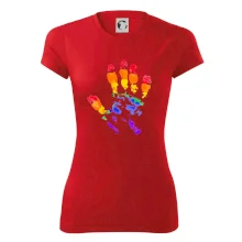 LGBT hand print
