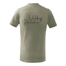 Velký brácha - nápis na zádech