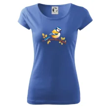 Sýkorka modřinka kreslená