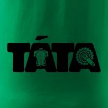Táta nápis - cyklista