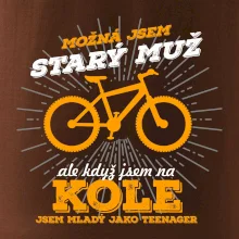 Starý muž - horské kolo