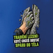 Tradiční lezení se spárou v těle