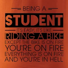 Being a student - bike