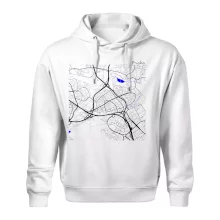 Praha - 14100 mapa s vodními toky