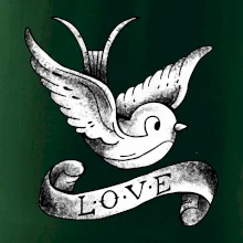 Love holubice - kreslená