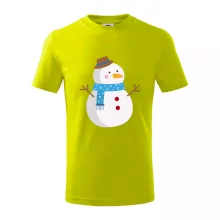 Sněhulák se šálou