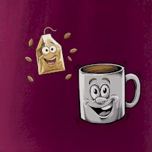 Parové triko - Hrnek a čaj