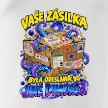 Vaše zásilka byla odeslána do jiné dimenze