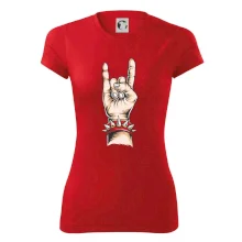 Rocková ruka s náramkem