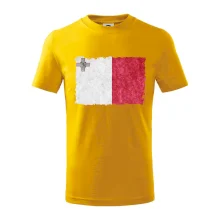 Vlajka Malta okousaná