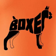 Boxer nápis v těle