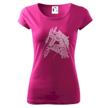 Nákres stožáru vysokého napětí