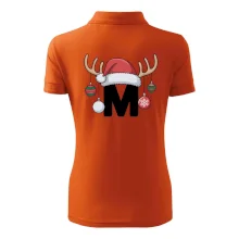 Vanoční rodinná trička - písmeno a čepice