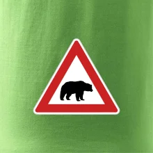 Dopravní značka - Pozor lední medvěd