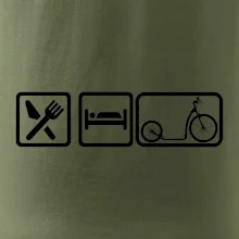 Eat sleep koloběžka velké a malé kolo