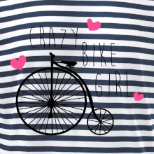 Crazy bike girl