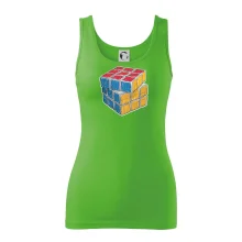 Rubikova kostka kreslená