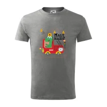 Malý hasič - auto a dinosaurus