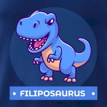 Dinosauří jména - modrý dinosaurus