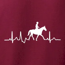 EKG jízda na koni