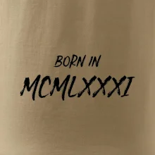 Born in - Římské číslo 1981