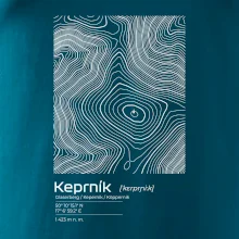 Keprník - vrstevnice v obdélníku