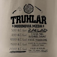 Hodinová mzda truhlář