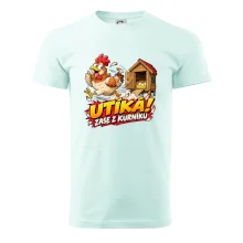 Útěk slepice z kurníku