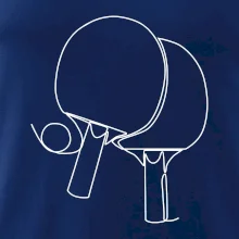 Pálky na stolní tenis jedním tahem