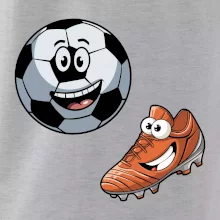 Parové triko - Kopačka a míč