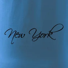 New York nápis psacím