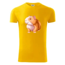 Morče - kreslené, bílo oranžové