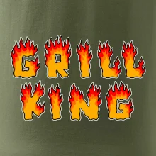 Grill King ohnivý nápis
