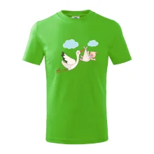 Čáp čekáme miminko - holka