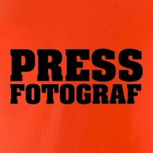 Novinář nápis - Press Fotograf