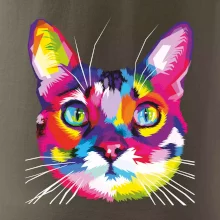 Kočka duhová hlava