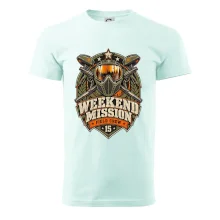 Víkendová mise vintage paintball odznak